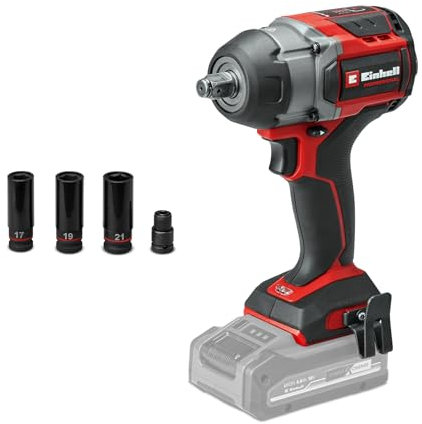 Einhell Professional Akku-Schlagschrauber TP-CW 18/750-C Li BL-Solo Power X-Change (18 V, 750 Nm Drehmoment, 1000 Nm Lösemoment, Brushless, Außenvierkant-Aufnahme, ohne Akku)