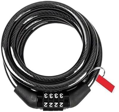 Fahrradschloss Diebstahlsicheres Fahrrad-Zahlenschloss – starkes Stahlkabel, bohrfest, kratzfest sichern Sie Ihr Fahrrad mit Leichtigkeit