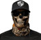 SA Fishing Face Shield Halstuch - viele verschiedene Designs - Multifunktionstuch Schutzmaske Totenkopf Schal Gesichtsmaske Sturmhaube Bandana Ski Motorrad - Forest Camo Skull