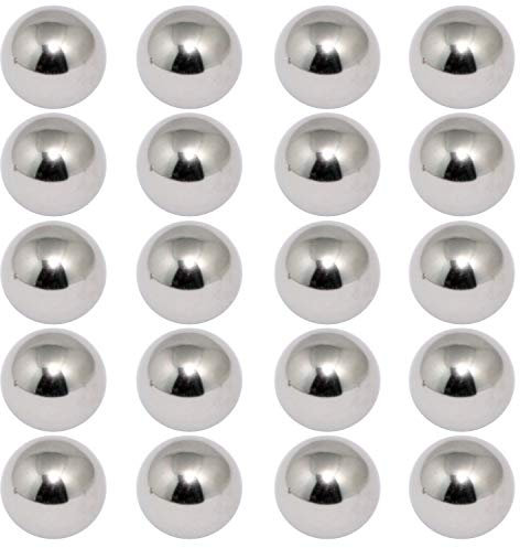 Easyboost 20 Kugeln 6,35mm (1/4) Stahl Kugellager Fahrrad Innenlager Fahrradnabe Lager Lagerkäfig Nabe Rad Nabenlagerung Achse BMX MTB Mountainbike Kinderräder Elektrofahrrad Gabel Gabellager