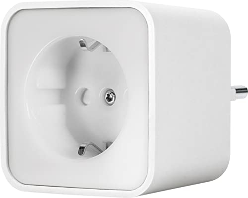 LEDVANCE Smarte Steckdose mit Bluetooth Mesh Technologie und integriertem Nachtlicht zur Einbindung konventioneller Geräte ins Smart Home, steuerbar mit Alexa, Google und Apple, NIGHTLIGHT PLUG,1-Pack