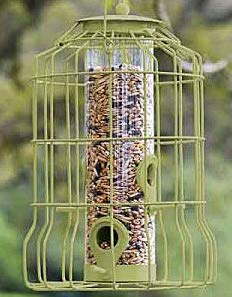 Garden Mile Mangiatoia per uccelli, ideale per uccelli selvatici, semi di cibo per uccelli selvatici, guardie per uccelli, mangiatoia da appendere per animali selvatici (mangiatoie per semi)