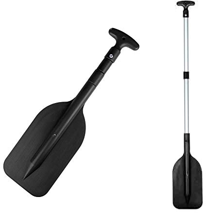 Kajak Paddel, Teleskoppaddel, Faltbares Ruder, Einziehbares Tragbares Rafting Bootspaddel, Teleskop-Kunststoff-Bootspaddel, Schwimmendes Outdoor-Kajak Wassersport, Kleines Sicherheitsboot Zubehör