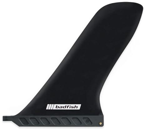 Badfish 9 Keel Fin | Surf & SUP Fin | Standard Longboard fin Box Compatible | 9” inch Center Fin for Longboard, Surfboard & Paddleboard