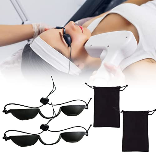 Solarium Schutzbrille,UV Brille,Solariumbrille UV Solarium Schutzbrille Sonnenschutz Brille für Sonnenbank Beauty Patienten Sonnenbrille IPL Behandlung LED Lichttherapie,Sonnenschutzbrille,2PCS