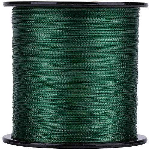 1pc Línea de Pesca Trenzada súper Resistente 4 Hilos, Cable de Cuerda de Pescado múltiple de filamentos Trenzado de 500 m PE para Agua Salada o Pescado de Agua Dulce