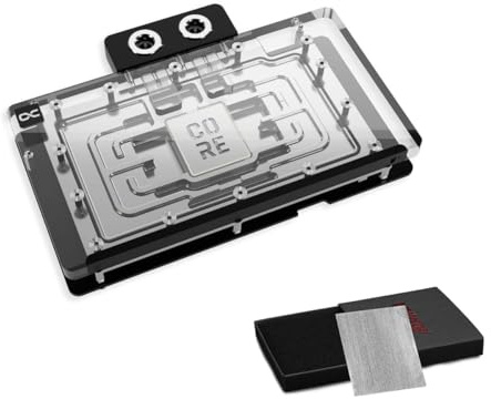 Alphacool Core Geforce RTX 5090 Epic-X GPU Water Block with Backplate and Thermal Grizzly KryoSheet Thermal Pad Bundle