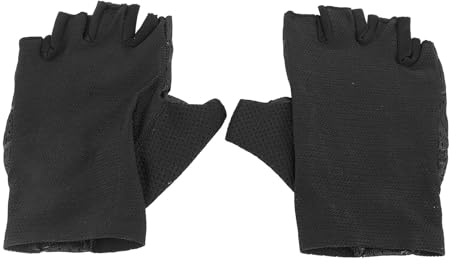 VBXCMLDPO 1 coppia di guanti da ciclismo per uomini e donne, guanti da bici a mezzo dito, guanti da bici traspiranti antiscivolo con imbottitura ammortizzante per il ciclismo su strada, (M)