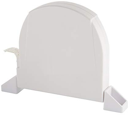 Roller Shutter Strap Coiler Hand Pull Roll Cord Screw On Winder White Box Case Suitable for 14mm, 5 Meters Tape
