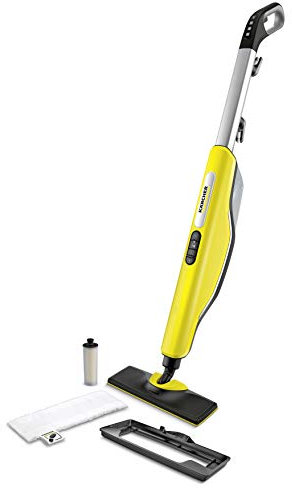 Kärcher SC 3 Upright EasyFix Steam Mop, Kills 99.9% of Bacteria Without Cleaning Chemicals, Yellow