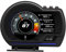 Display HUD per Auto, OBDⅡ + GPS Smart Gauge Tachimetro Strumento diagnostico per Auto Eliminazione del codice di Errore OBD Guida sicura Allarme guasto Computer