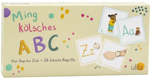 Köln ABC Lernspiel | Alphabet Lernen für Kinder ab 3 Jahren | Kölsch für Kinder & Erwachsene | Ming kölsches ABC | Geschenk aus Köln