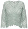 JdY Damen Jdynew Sun 3/4 Cropped KNT Noos Strickpullover, Jadeite, S EU