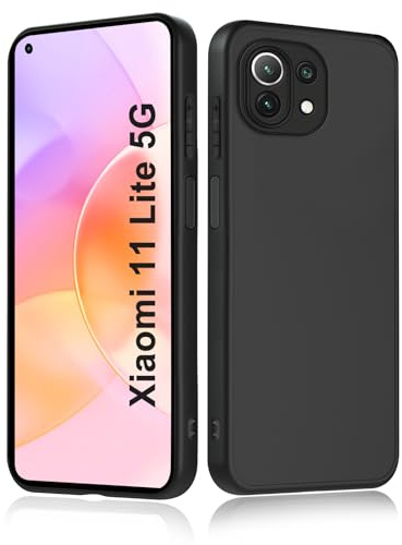 Simply Speakers Handyhülle für xiaomi 11 lite 5g Hülle, Antikratzer, Anti-Schock, Anti-Rutsch Schutzhülle, Unterstützt kabelloses Laden，Anti-Fingerabdruck Fallschutz hülle für xiaomi 11 lite 5g