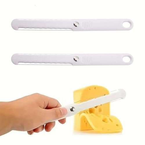BinPhorm Affettatrice per Formaggio,2 PCS Taglia Formaggio Affettatrice per Formaggio con Filo Affettatrice per Formaggio con Filo Coltello da Burro di Formaggio