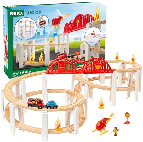 BRIO World 36114 stort spiralset | leksakslokset för barn från 3 år och uppåt