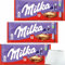 usy Bundle für Milka Alpenmilch & LU Kekse 3er Pack (3x87g Packung) + usy Block