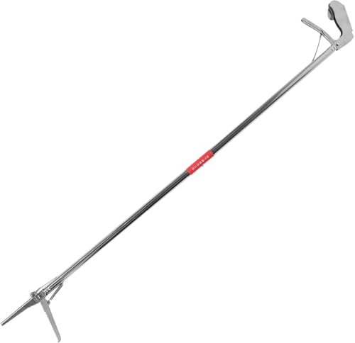 DIYEAH Pinzas de Acero Inoxidable para Atrapar Serpientes Herramienta Segura y Resistente para Captura y Alimentación Diseño Antideslizante para Jardineros Cazadores y Agricultores