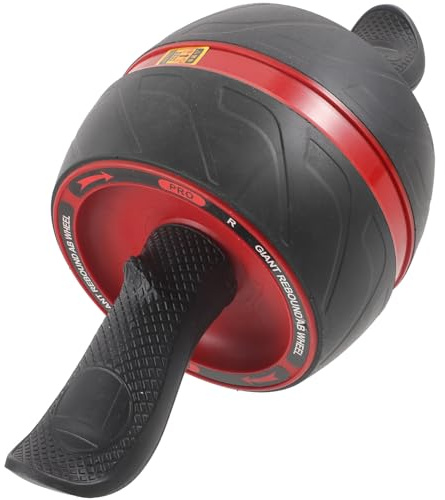 Veemoon Rouleau Abdominal Automatique Roue, Matériau Abs Solide, Taille Standard, Roue Silencieuse pour Entraînement Musculaire, Équipement Fitness Maison, Exercice pour Abdominaux