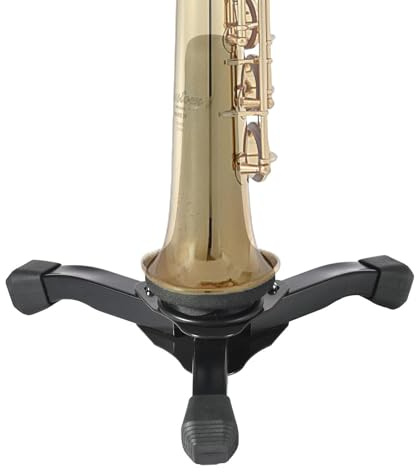 Soporte para saxofón soprano – Base de soport para trípode plegable