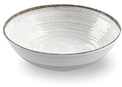 Auntie Morags Epicurean Artisan Pearl 30cm Melamine Salad Serving Bowl