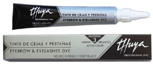 Thuya, Tintura per sopracciglia e ciglia, nero intenso, 14 ml