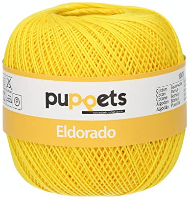 Puppets 4574010-00290 Häkelgarne, 100% Baumwolle, 290, Stärke 10, 50g, 52 Gramm