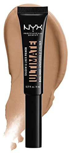 NYX Professional Makeup Ultimate Shadow and Liner Primer, Vitamin E Infused, Vegan, Medium Deep
