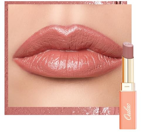 Oulac Rosa Opaco Rossetto Colore Intenso - Pink Idratante Nutriente Rossetti, Formula Cremosa, Effetto Satin Opaco, Lunga Durata, Rossetti a Copertura Totale, Vegano, 4g SG06 Babe