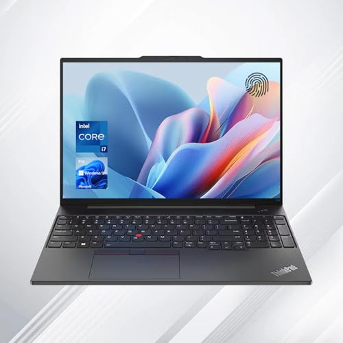 Lenovo ThinkPad E16 - Portátil empresarial, visualización antirreflejos FHD+ de 16 pulgadas, Intel 13ª generación de 10 núcleos i7-1355U, 16 GB de RAM, SSD de 1 TB, huella digital, teclado