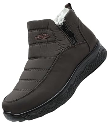 Stivaletti da uomo e da donna in pelle, stivali corti piatti, stivali impermeabili, comodi, antiscivolo, scarpe ortopediche leggere, slip-on larghe, scarpe da giardino, biker, stivali da pioggia