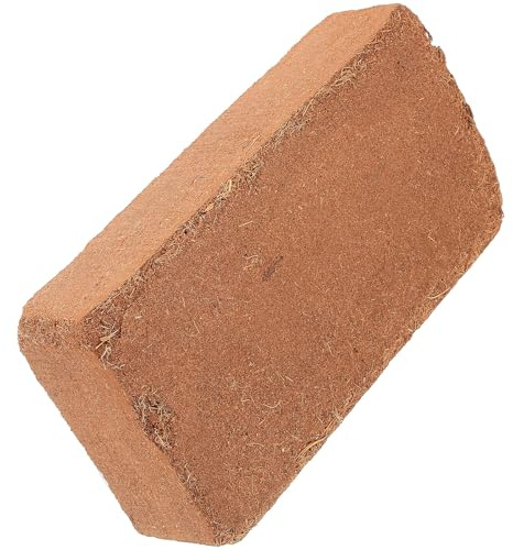 Lurrose Bloc Nutritif de Terreau Organique Compressé 650G, Brique de Fibre Végétale pour Plantation et Jardinage, Granulés de Fibre Naturelle, Terreau Expansif pour Semis et Plantes