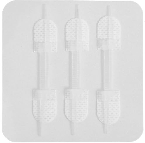 Angoily Tira de Cierre Adhesiva para Heridas 3 Unidades 45x10 Mm Tela Transpirable Color Claro Vendajes Adhesivos Cuidado de Heridas y Primeros Auxilios