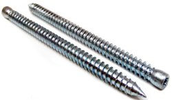 100 Fensterrahmenschrauben, Rahmenschrauben, Betonschrauben 7,5 x 92mm, Zylinderkopf