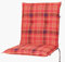 Kettler Polen KETTtex 2393 Auflage Niederlehner Milano rot-gelb kariert 102x49x6 cm Sitzpolster