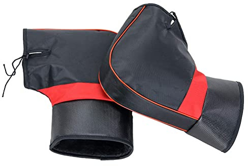 Cykelhandtag Vantar Tjocka Motorcykelhandtag Handskar Vindskyddad Tjock Varm Handmuffar Handskar Skyddskåpa För Cykel Motorcykel
