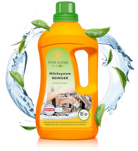 TOBG® Milchsystemreiniger 1L | Für Kaffeevollautomaten & Milchaufschäumer | Reinigung und Pflege von Milchsystemen | Effektiv gegen Milchrückstände | bis zu 100 Anwendungen | (KONZENTRAT)