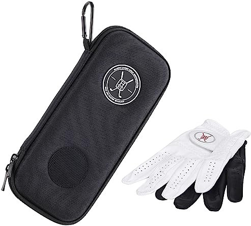 Handy Picks Performance Golf-Handschuhtasche – Hält Ihre Golfhandschuhe sauber und trocken – Luft fließt durch die Rückseite, um die Feuchtigkeit draußen zu Lassen (Schwarz)