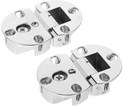 Angoily 4piezas Bisagra De Solapa Aleación De Zinc De Movimiento Suave Para Muebles y Armarios Para Cerramientos De Cocina y Salas