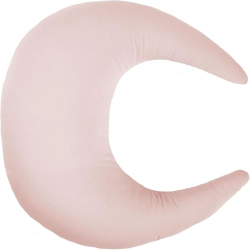 snuggle me Organic Nursing Pillow For Bottle & Breastfeeding - Petal | 100% Organic Cotton Cover & Fibrefill, Machine-Washable & Breathable, Newborn Essentials Must Haves For Travel