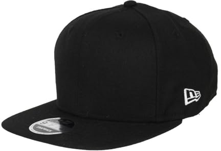 New Era Blank Nero 9Fifty of Berretto Snapback Regolabile