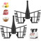 2 Stück Schneebesen mit Schmetterling Rühraufsatz für Monsieur Cuisine Connect und Smart, Monsieur Cuisine Zubehör Schmetterlingsrührer Küchenmaschine Ersatzteile zum Schlagen von Sahne und Eiweiß