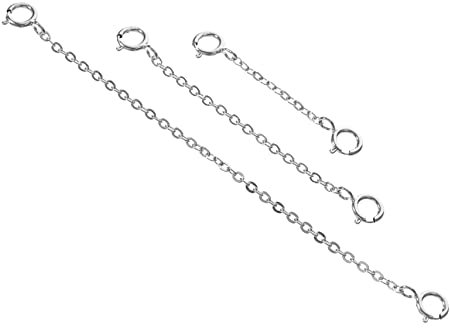 MOBUTOFU Lot De 3 Chaînes Pour Colliers Et Bracelets En Pur S925 Pour La Fabrication De Bijoux