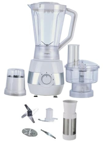 Gralara Licuadora eléctrica, de Alimentos, electrodoméstico de Cocina, exprimidor de 1,5 l, procesador de Alimentos para Bebidas congeladas, Batidos