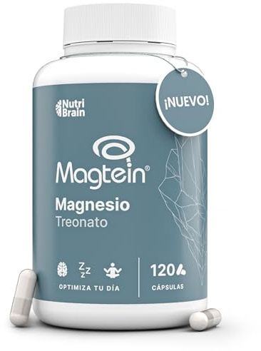 Magnesio L-Treonato | Alta dose 2000 mg di Magtein® puro | Massima Biodisponibilità | 120 Capsule | Memoria, Concentrazione, Supporto Sistema Nervoso, Sonno Profondo