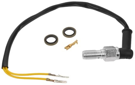 MUSISALY Interruttore Luce Stop Moto Idraulico con Sensore Pressione Freno per Freni Anteriori e Posteriori Ricambio Resistente a Umidità e Polvere Compatibile con Scooter Moto da Cross