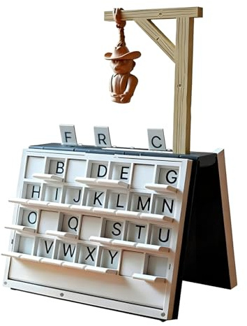 Gioco Impiccato Magnetico, 3D Stampato Divertente Gioco Indovinelli Cowboy, Giocos Tavolo Impiccato Novità per Adulti Bambini, Giocos Tavolo Impiccatos Pieghevole Famiglie, per Feste Famiglia
