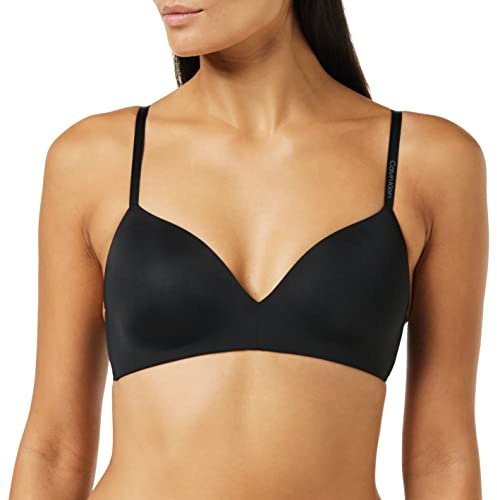 Calvin Klein Women's T-Shirt Bra, Black, 30C