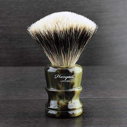 Horn Replica Elegant Silvertip Badger Hair Shaving Brush Hair In The Market with Redesigned Handle Perfect and Stunning For Everyday Use