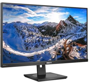 Philips 279P1-27 Inch 4K Monitor, 60Hz, 4ms, IPS, USB-C Dock, Height adjust, Speakers, flickerFree (3840 x 2160, 350 cd/m², HDMI/DP/USB-C/RJ45/USB 3.2)